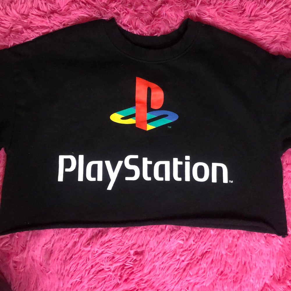 PLAYSTATION CROPPED SWEATER